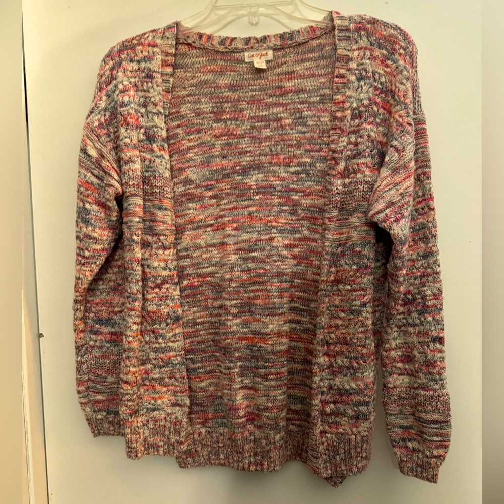Girls multi color cardigan